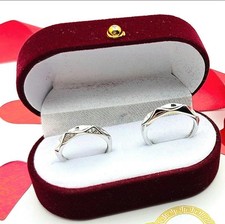 COPPIA ANELLI FEDINE FEDI NUZIALI FIDANZAMENTO INNAMORATI REGOLABILI