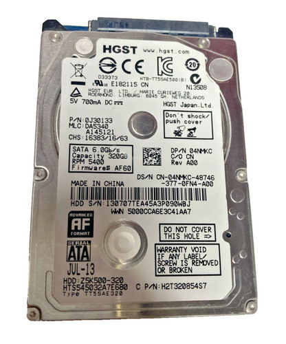 Hard disk 320gb hgst sata - hard,