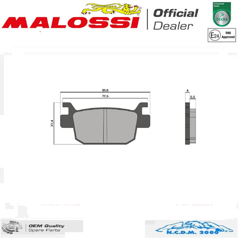 Pastiglie freno malossi - pastiglie,