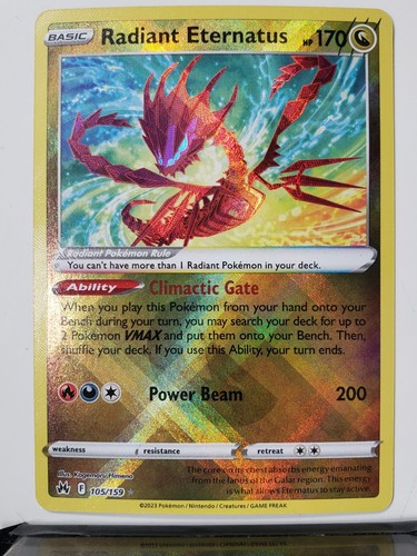 Carta pokemon holo - holo, radiant