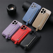 Custodia portafoglio zip per Samsung Galaxy S23 Ultra S22 S21 S20 FE S10+ S9+ supporto cover