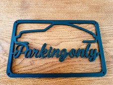 Targa parcheggio solo Porsche