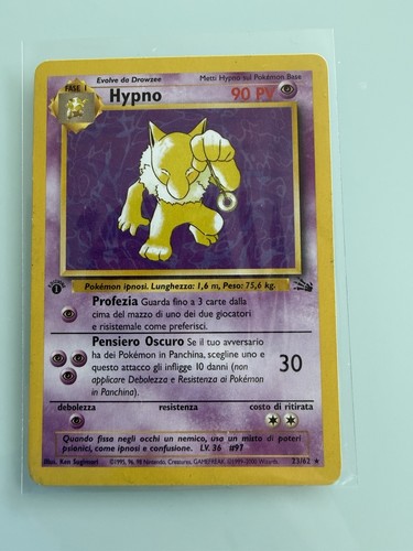 Pokémon hypno fossil 1ª - fossil,