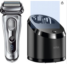 Braun Series 9 9090cc Rasoio Elettrico Barba a Lamina con Sistema Clean&Charge