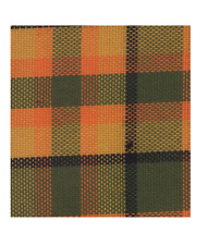 VW T1 T2 T3 - TESSUTO WESTFALIA ORANGE, GREEN EAT FABRIC MATERIAL 1x1,4 mt