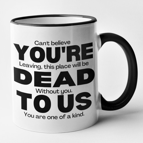 Tazza leaving present - leaving,