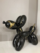 Cane palloncino in resina nero