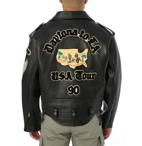 Giacca moto uomo avirex - giacca,