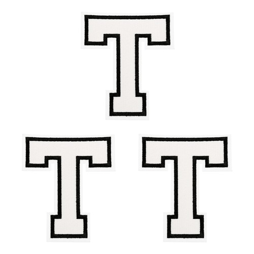 Toppe lettere ferro 3pz - , 11.3cm