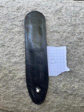 Porta penna singolo in pelle firmato Montblanc