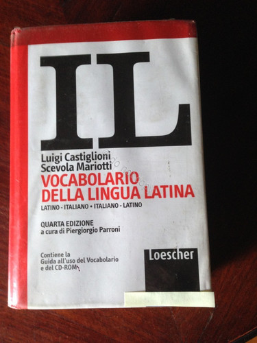 Dizionario latino italiano - dizionario, il