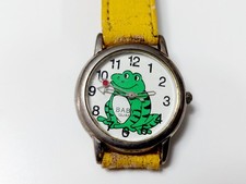 Orologio da Polso Bambino Baby By Rene Valentin 1996 Rana Rospo Vintage Guasto