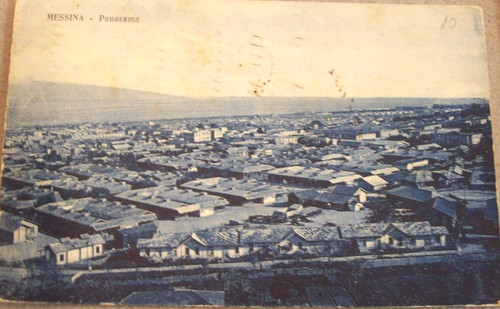 1926 messina panorama - messina,