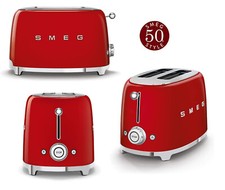 Smeg : tostapane 2 fette rosso