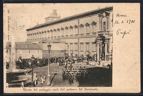 Cartolina roma uscita - cartolina,