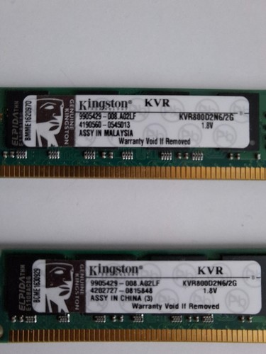 Ram kingston kvr800d2n6 - ram,