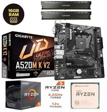 CPU AMD RYZEN 5 5500 e scheda