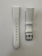 CINTURINO ORIGINALE OROLOGIO "FESTINA" 19 MM PELLE BIANCO - NUOVO