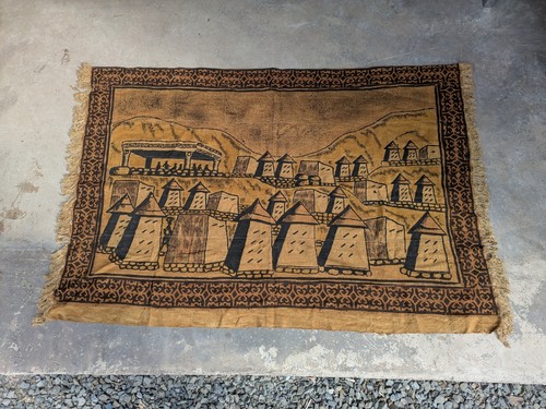 African batik large wall - african,