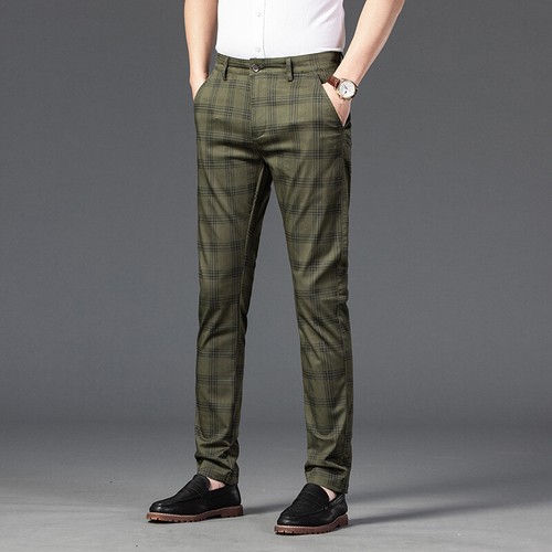 Pantaloni uomo formali quadri