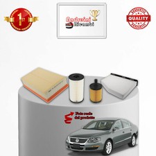 KIT TAGLIANDO 4 FILTRI VW PASSAT VI 3C 2.0 TDI 88KW 120CV DAL 2005 ->