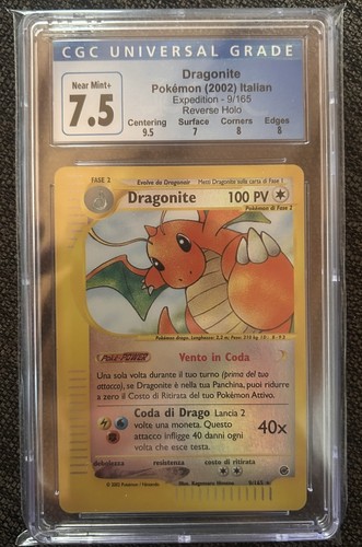 Carta pokemon dragonite - carta,