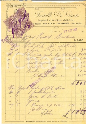 1922 san vito tagliamento - san,