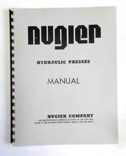 Manuale pressa idraulica Nugier