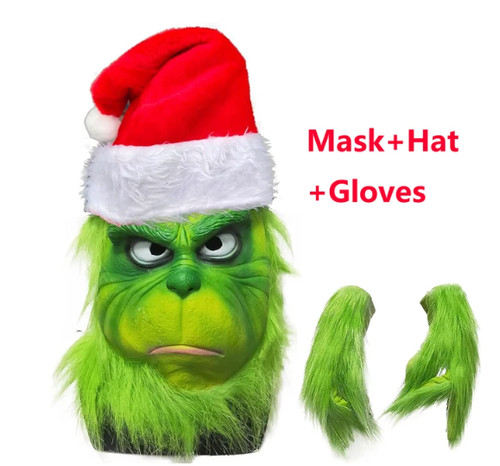 Grinch maschera cappello - maschera, e