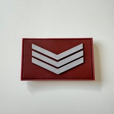 Patch Toppa Grado VIGILI DEL FUOCO  Coordinatore in PVC con Velcro