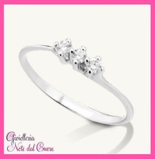 ANELLO TRILOGY ORO BIANCO 18K