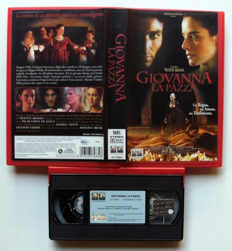 Vhs giovanna pazza - giovanna, la