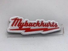 MYBACKHURTS - TOPPA CON NOME RICAMATA NUOVA CON SUPPORTO A GANCIO