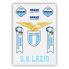 ADESIVI SQUADRE CALCIO LAZIO Stickers Football Club Sport Team Serie A