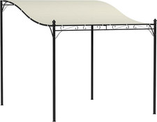 Pergola addossata 5x3m con - 2.5x3m,