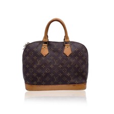 Autentica borsa Louis Vuitton vintage monogramma tela Alma PM borsa a tracolla M53151