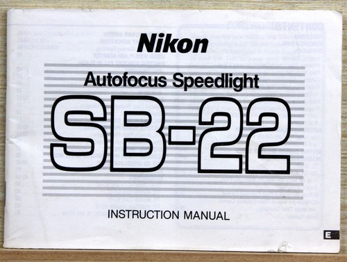 Nikon speedlight flash - nikon, sb-22