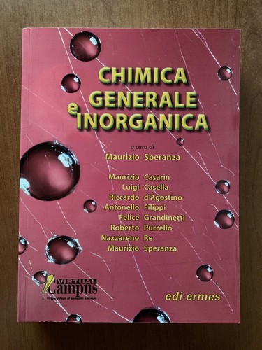 Chimica generale inorganica - e,