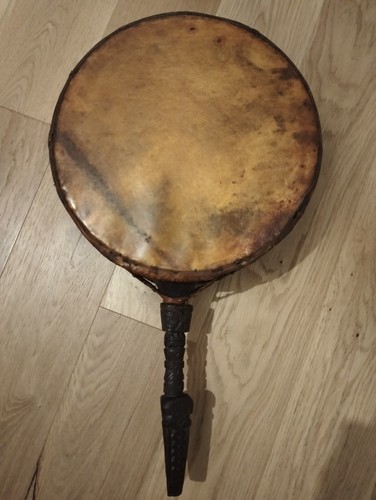 Tamburo tibetano sciamanico - tamburo,