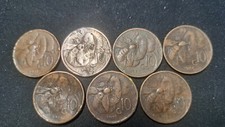 REGNO D' ITALIA - N. 7 MONETE DA 10 CENTESIMI DAL 1921 AL 1924-1926-1927-1928  