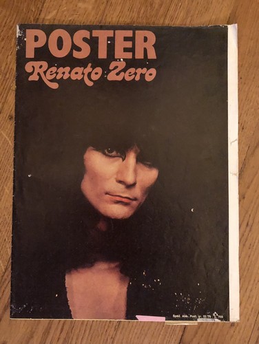 Poster renato zero 1979 - zero,
