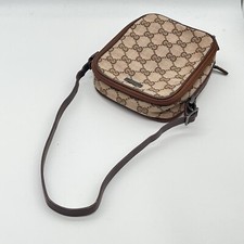 Gucci mini pochette in tela borsetta marrone rosa autentica dal GIAPPONE