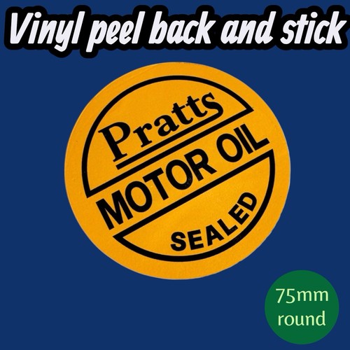 Pratts motor oil - oil, vintage