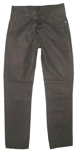 Uomo jeans pelle nabuk - jeans, in