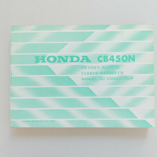Honda 450 manuale - n,