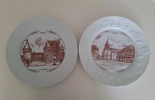 Vintage Plates Set of 2 French