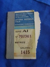 MATRICE Lotteria Nazionale