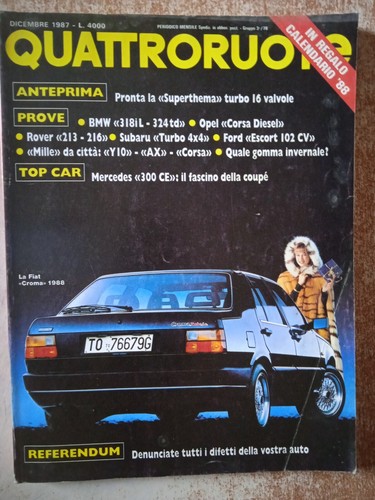 Rivista quattroruote 386 - quattroruote,