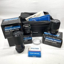 Lot 3 TOYO Optics Minolta