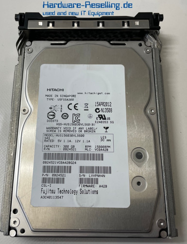 Hitachi fujitsu 300gb sas - hitachi,